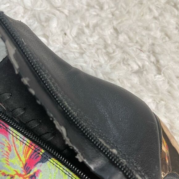 Privilege Stayhigh Floral multi color lace up hidden platform ankle boots size6 - Picture 14 of 14